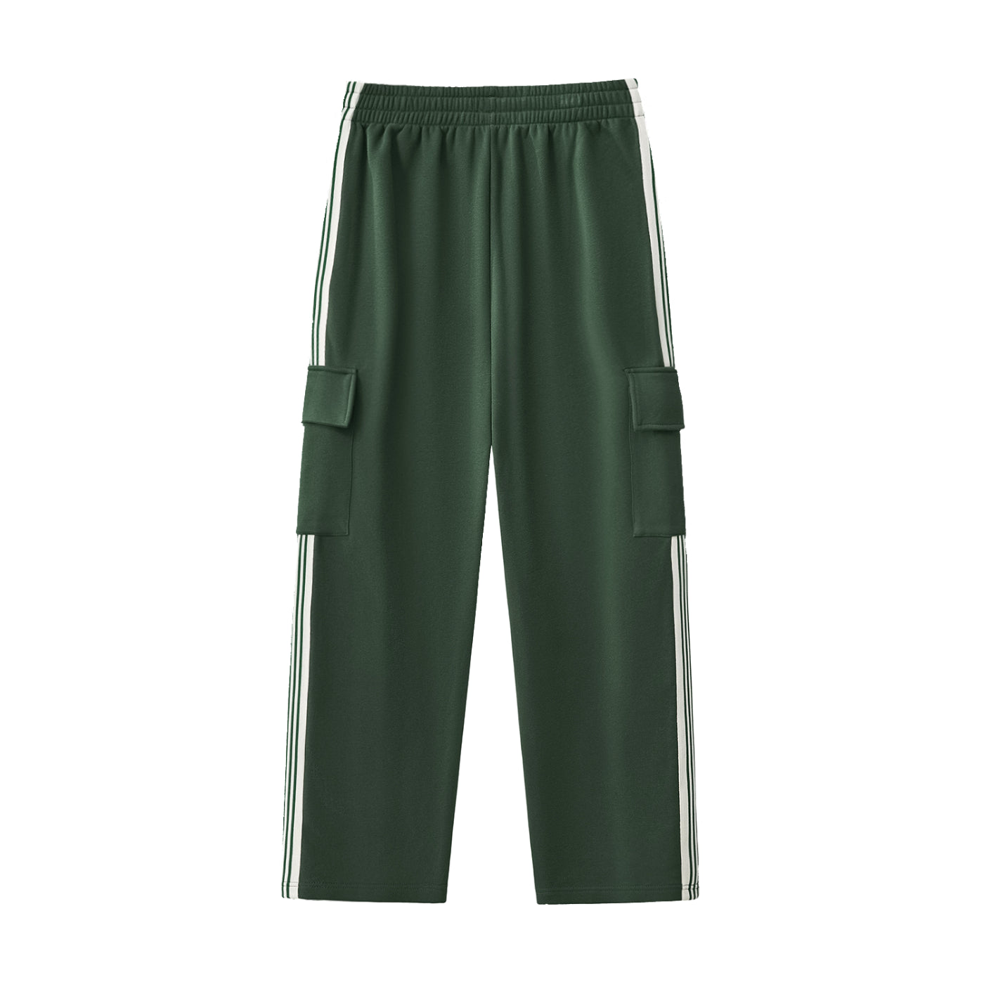 Side Stripe Straight-Leg Pants