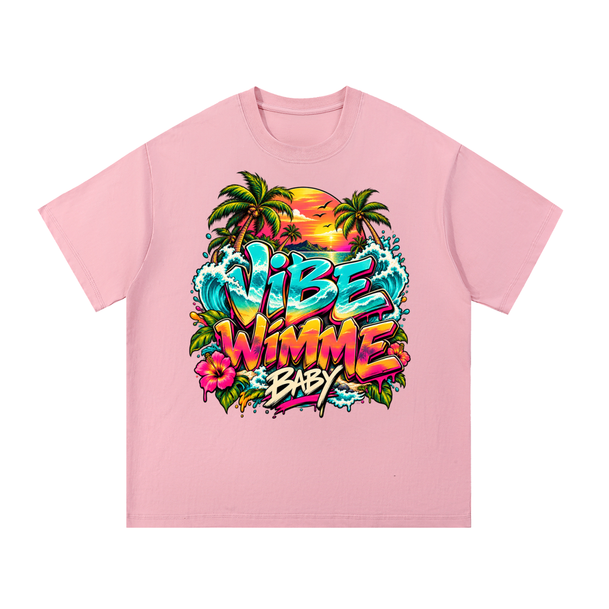 Vibe Wimme Baby Logo Loose-Fit Cotton Tee