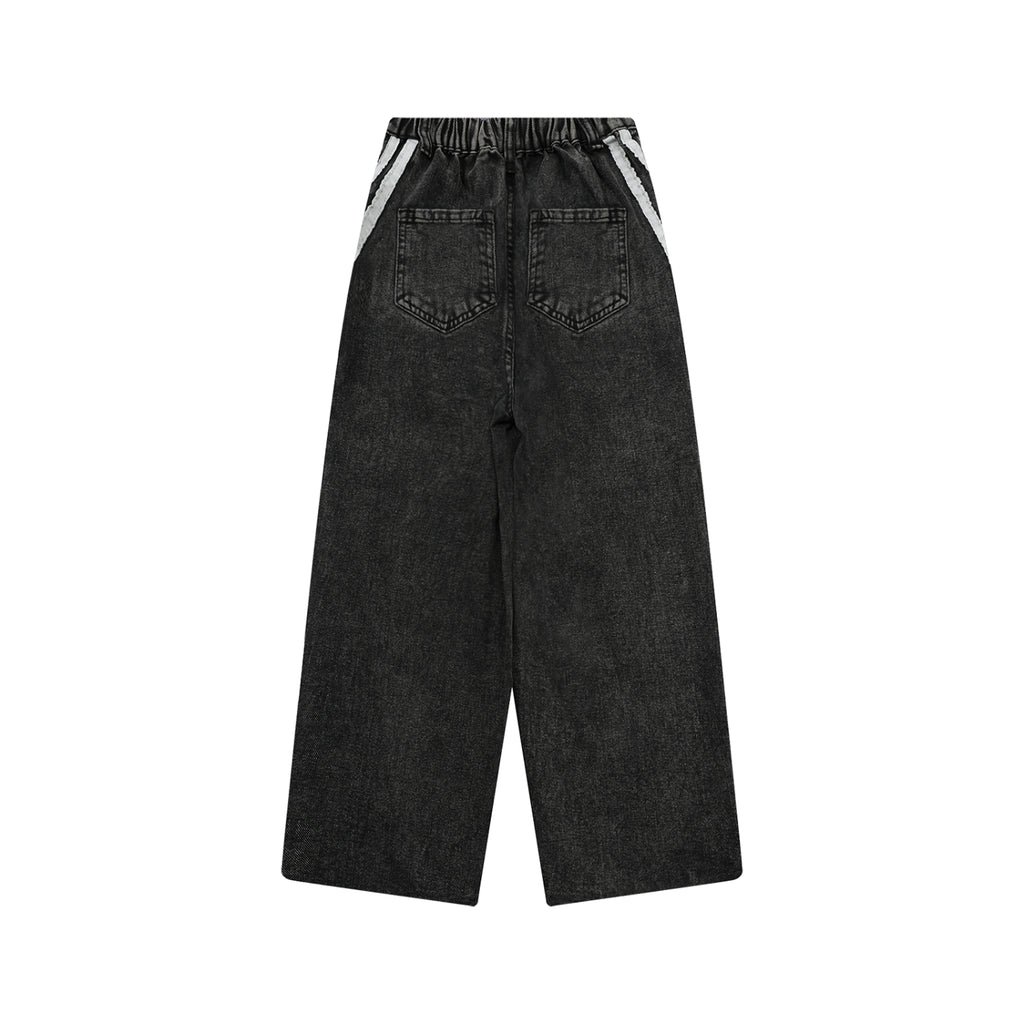 Kid’s Vintage Wash Side Stripe Jeans