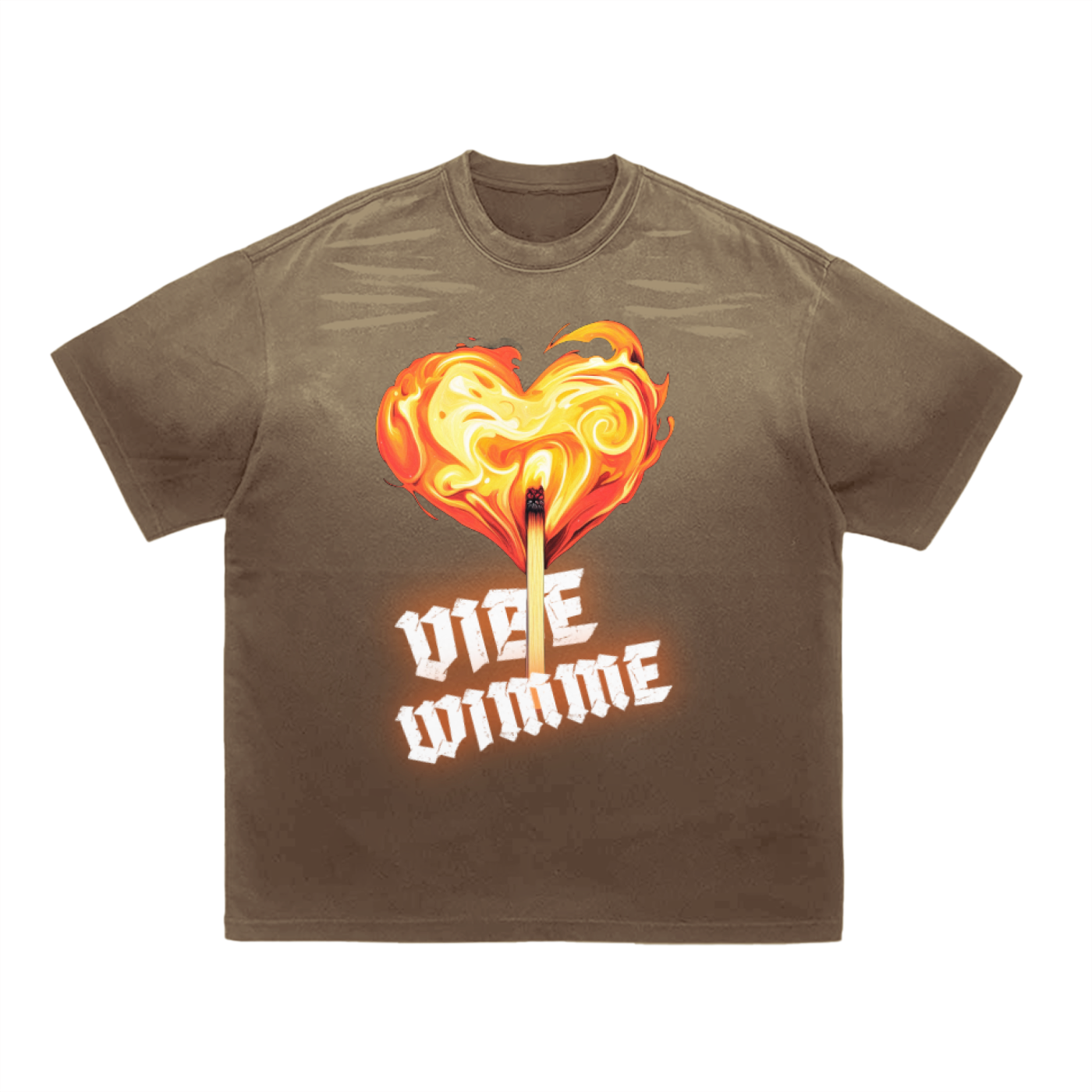 Tiger Stripe Gradient Washed T-Shirt