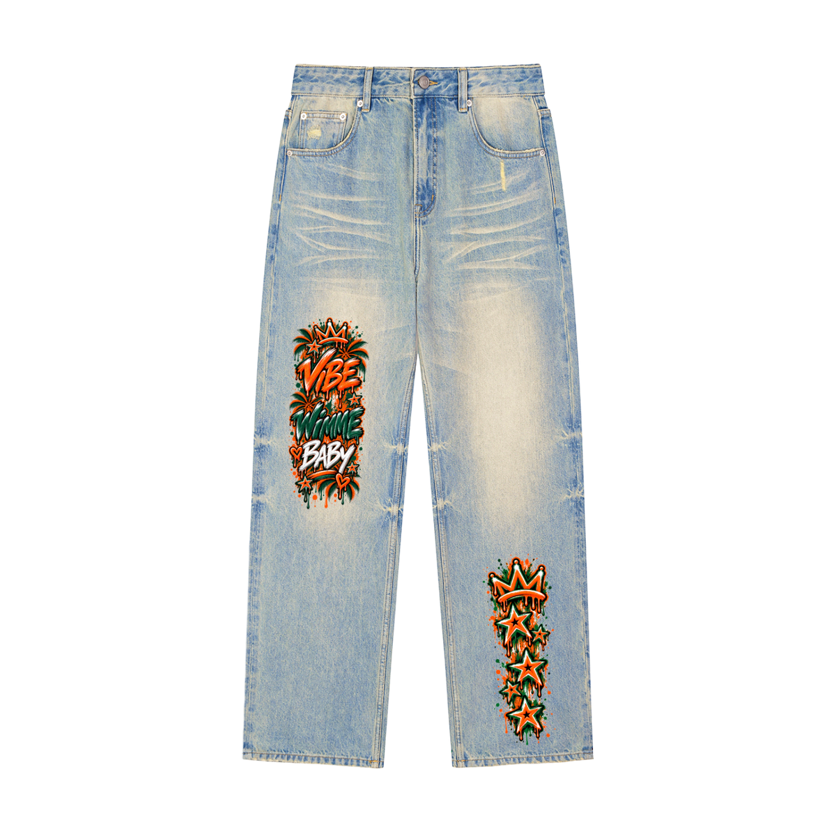 Miami Hurricanes Vibe Wimme Denim Jeans