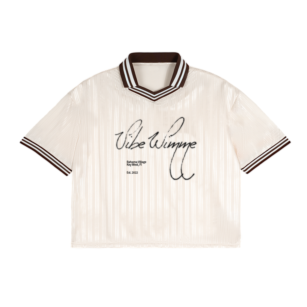 Contrast Stripes Polo Collar T-Shirt
