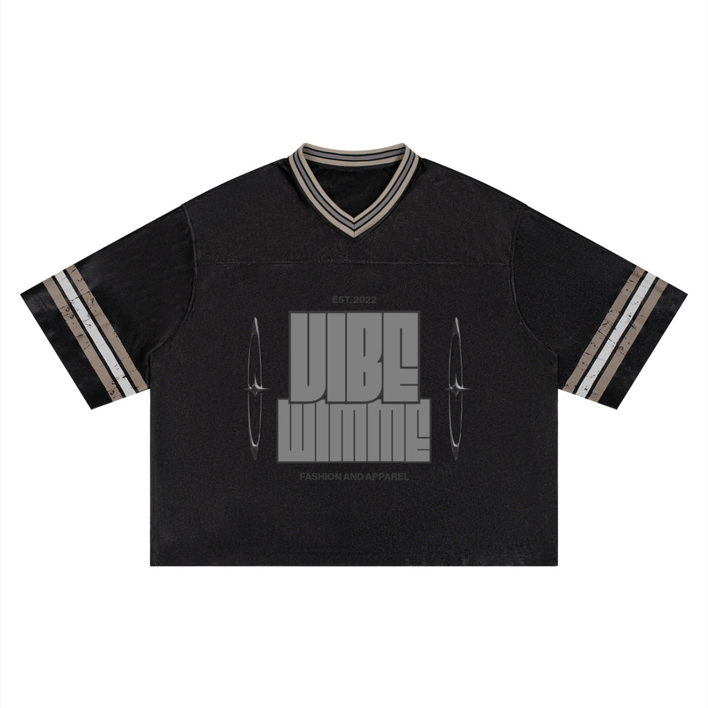Unisex Boxy Striped Soccer Jersey