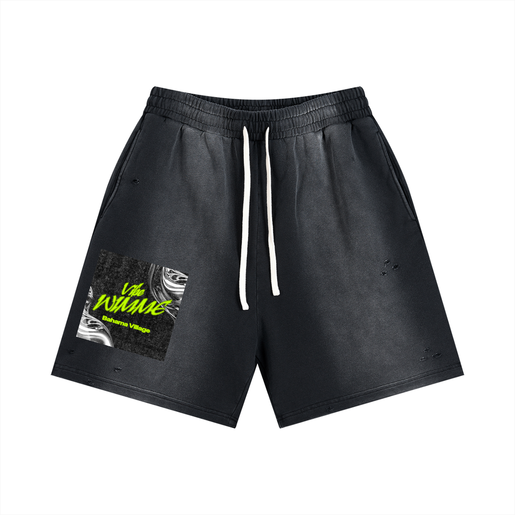 Sun Fade Distressed Shorts