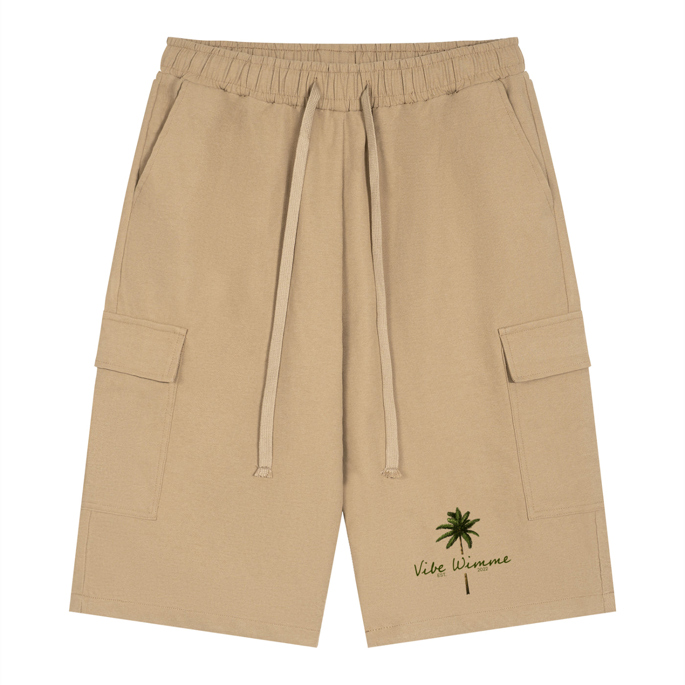 Unisex Drawstring Cargo Shorts