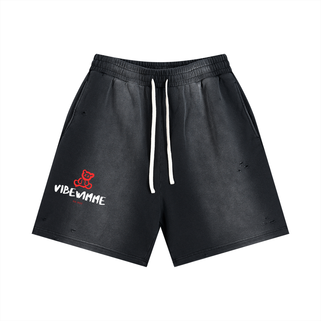 Sun Fade Distressed Shorts