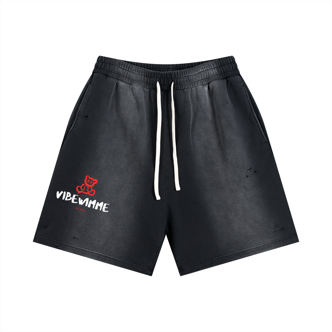 Sun Fade Distressed Shorts