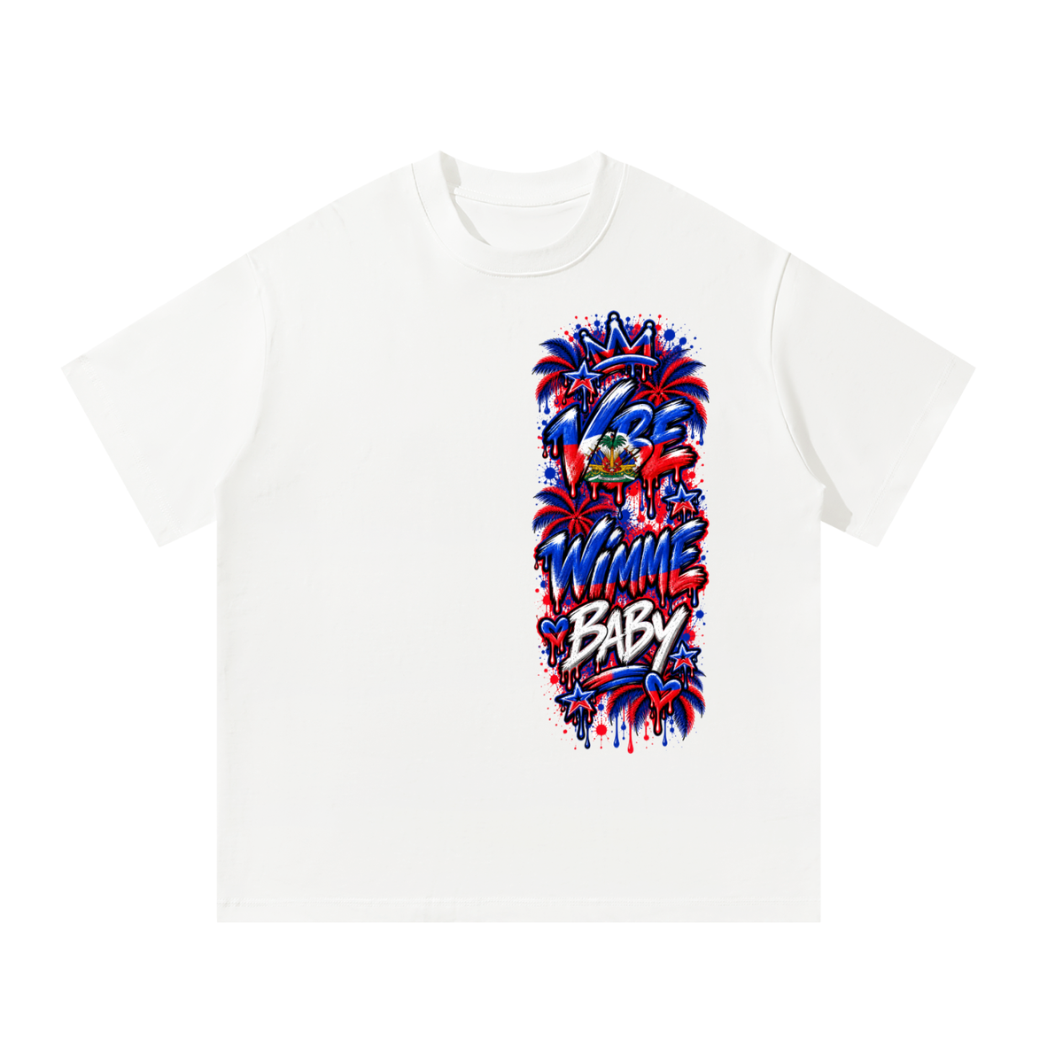 Haitian Vibe Wimme Oversized T-Shirt