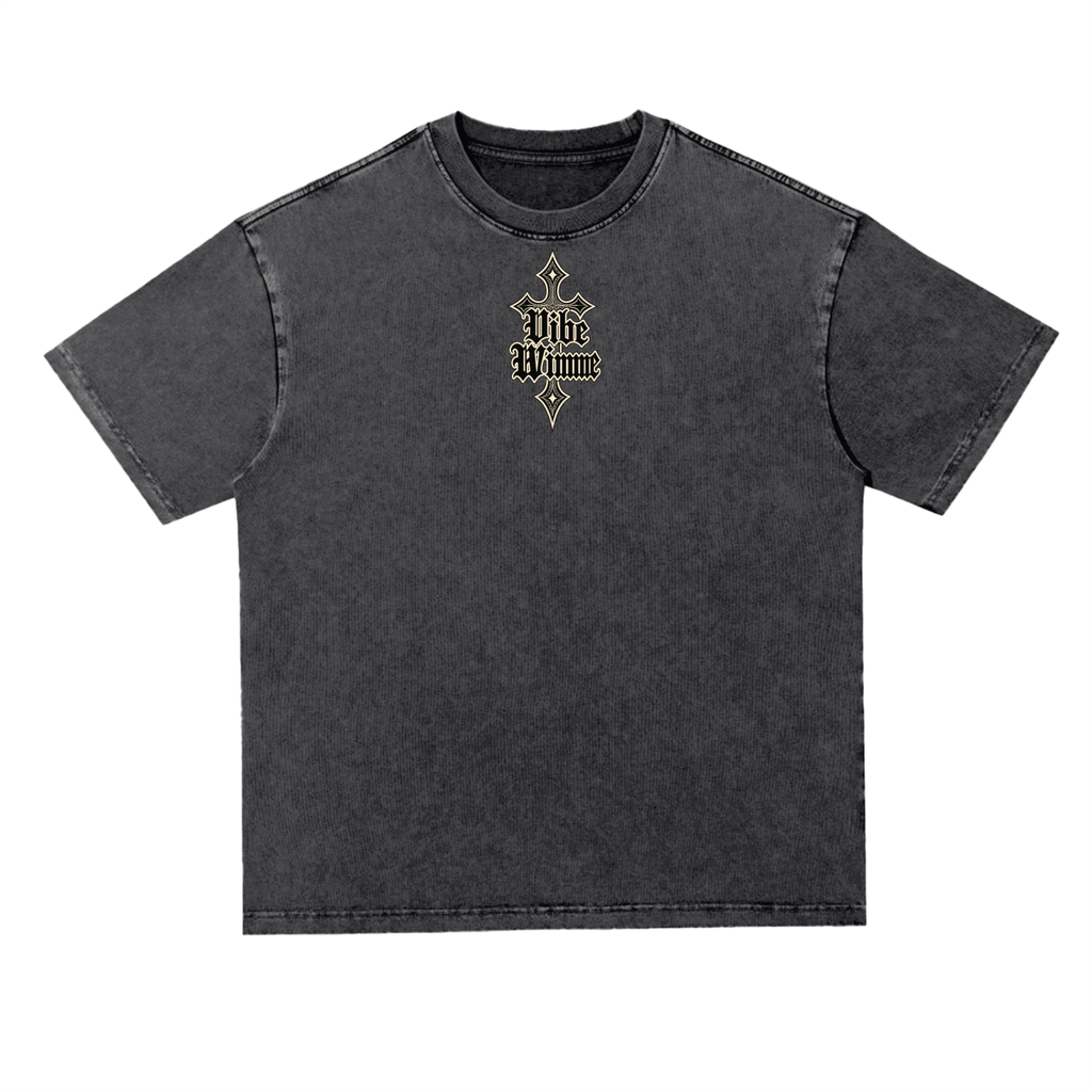Vibe Wimme Snow Washed Heavyweight Oversize T-Shirt