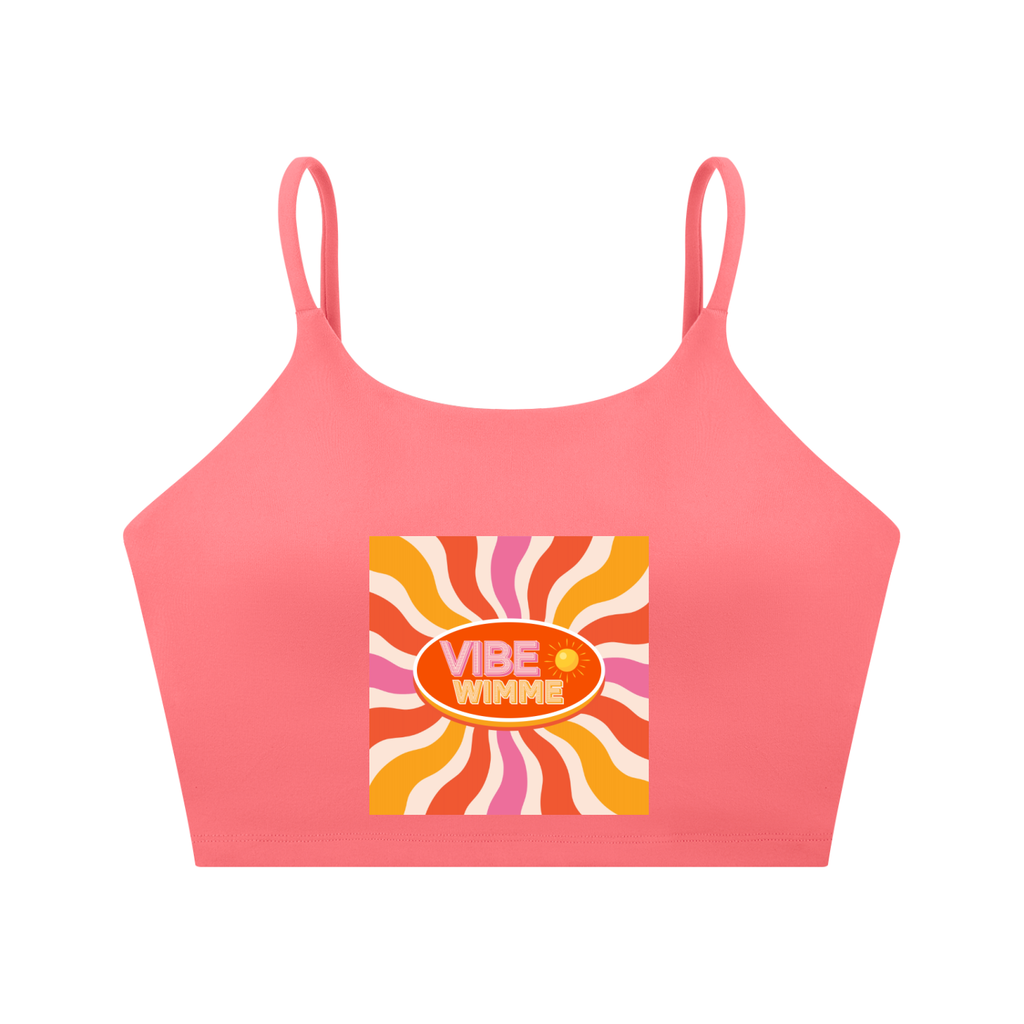 Spaghetti Strap Yoga Sports Bra