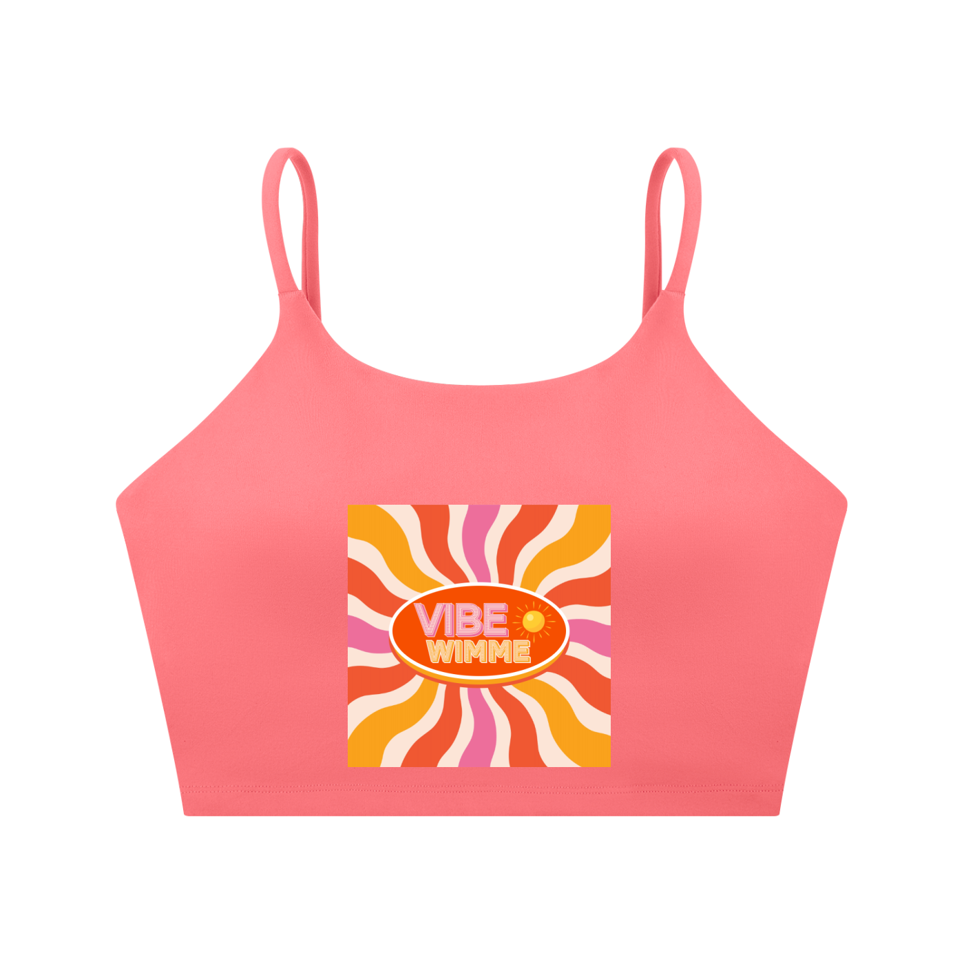 Spaghetti Strap Yoga Sports Bra