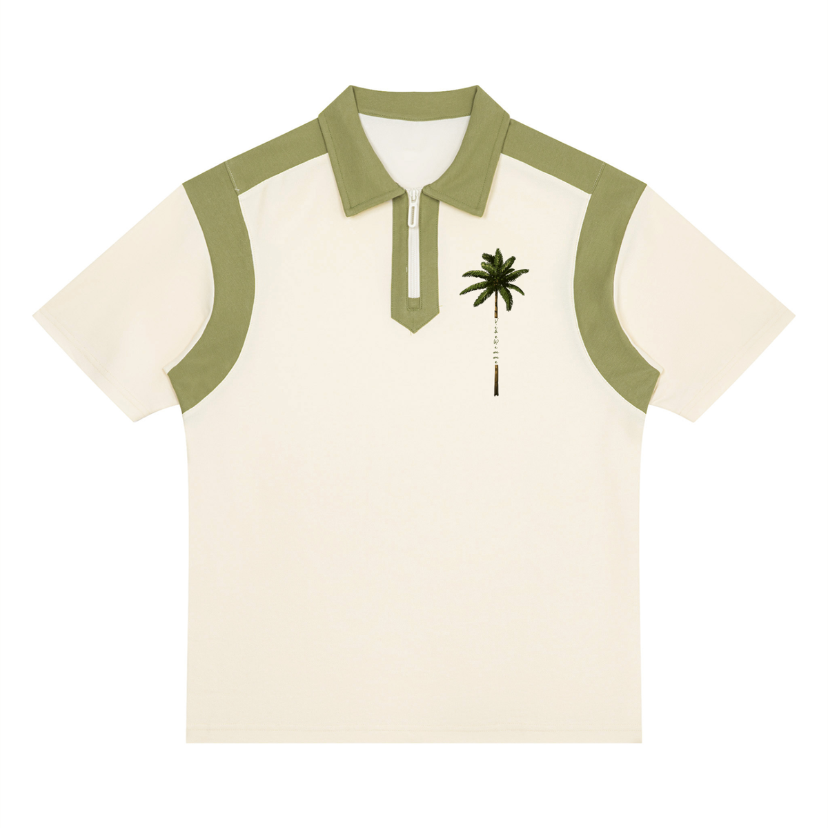 Unisex Vibe Wimme Quarter Zip Polo Shirt