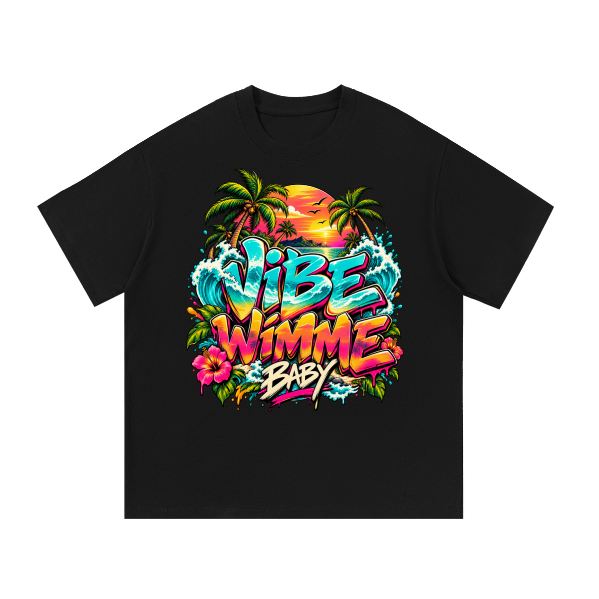 Vibe Wimme Baby Logo Loose-Fit Cotton Tee