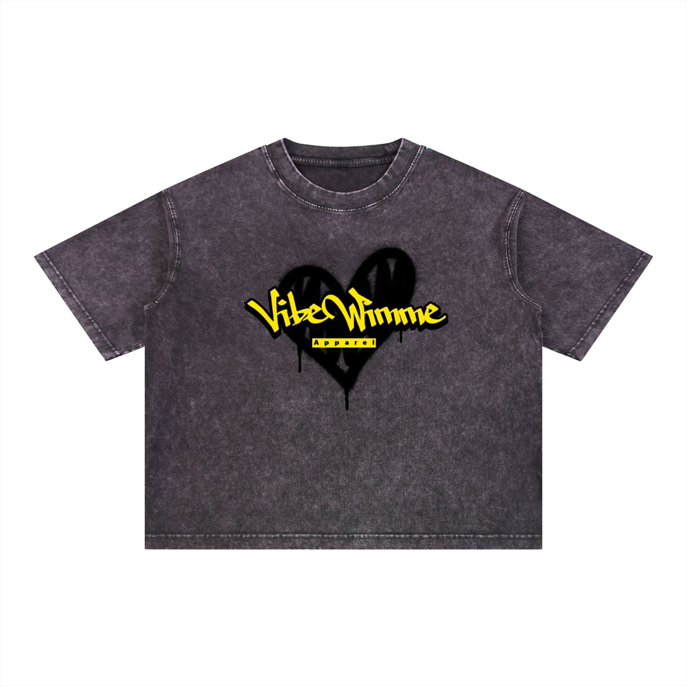 Mineral Wash Boxy Cotton T-Shirt
