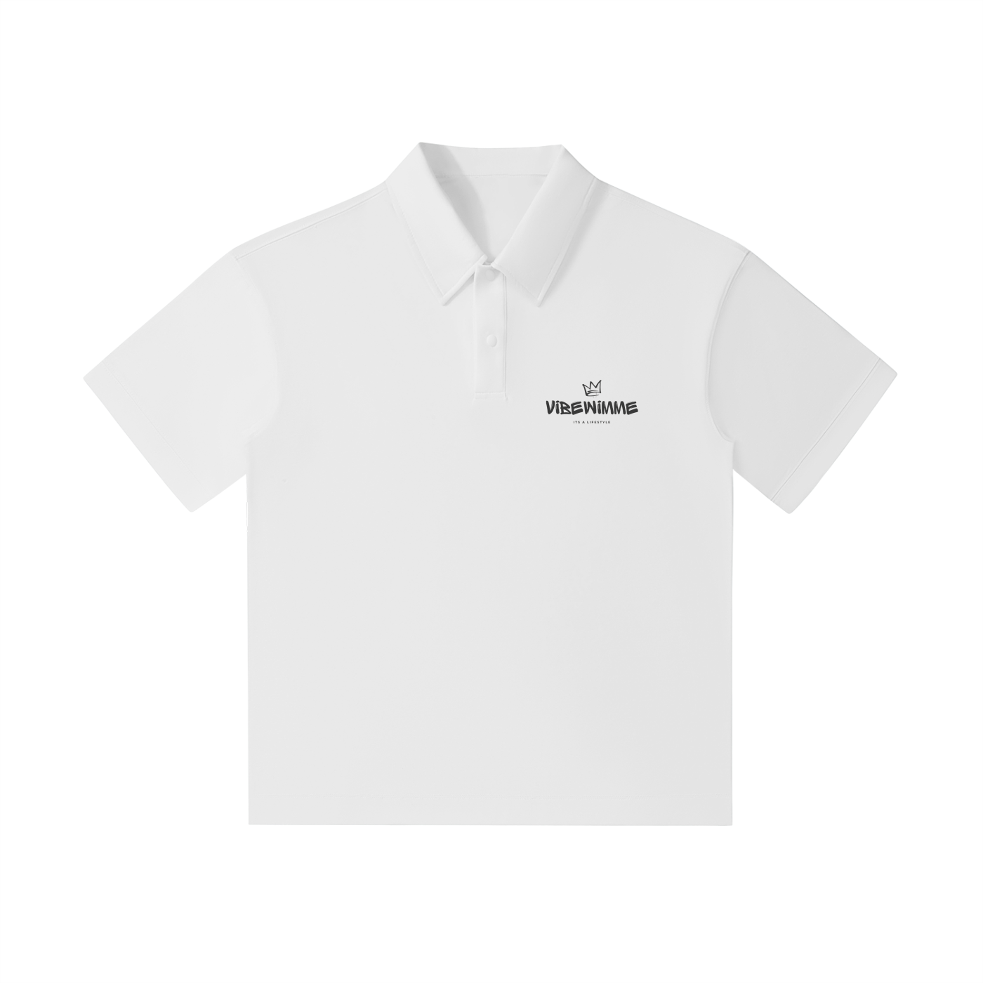 Drop Shoulder Short-Sleeve Polo