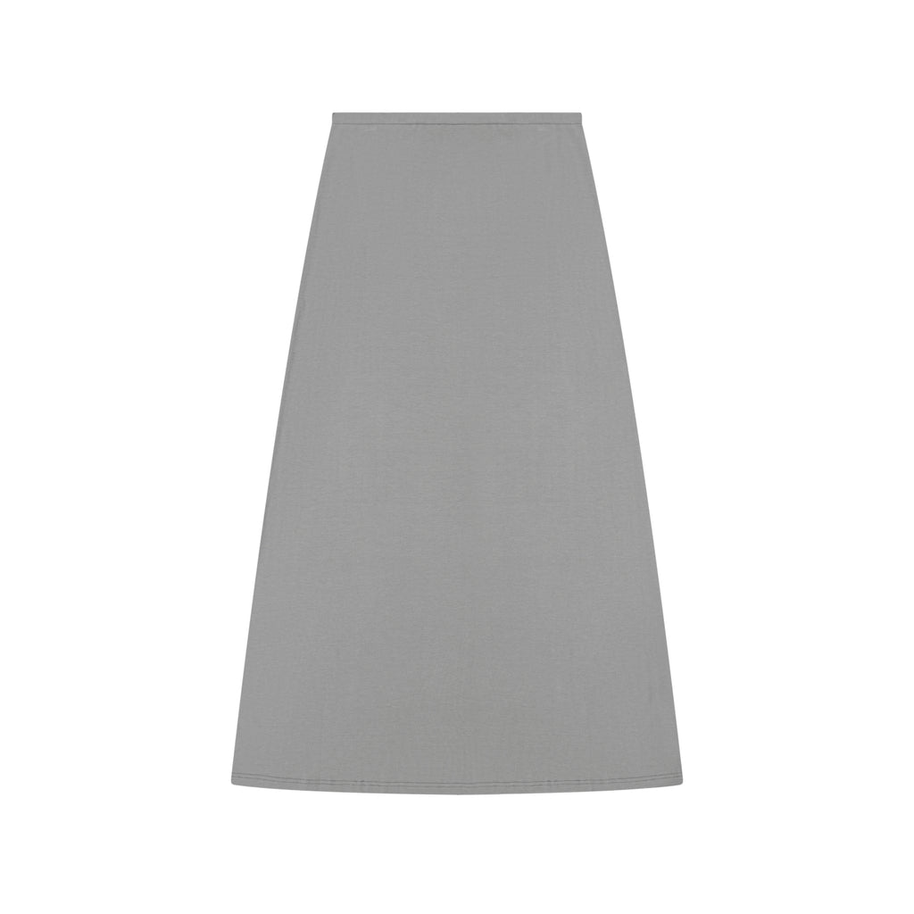 Women's Solid Color Knit Maxi Skirt
