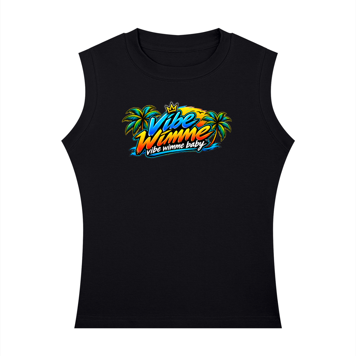 Goombay Vibe Wimme Women's Crewneck Tank Top
