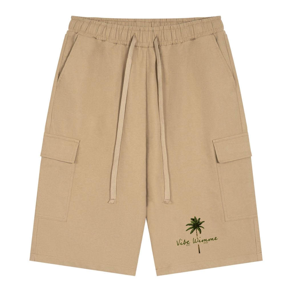 Unisex Drawstring Cargo Shorts