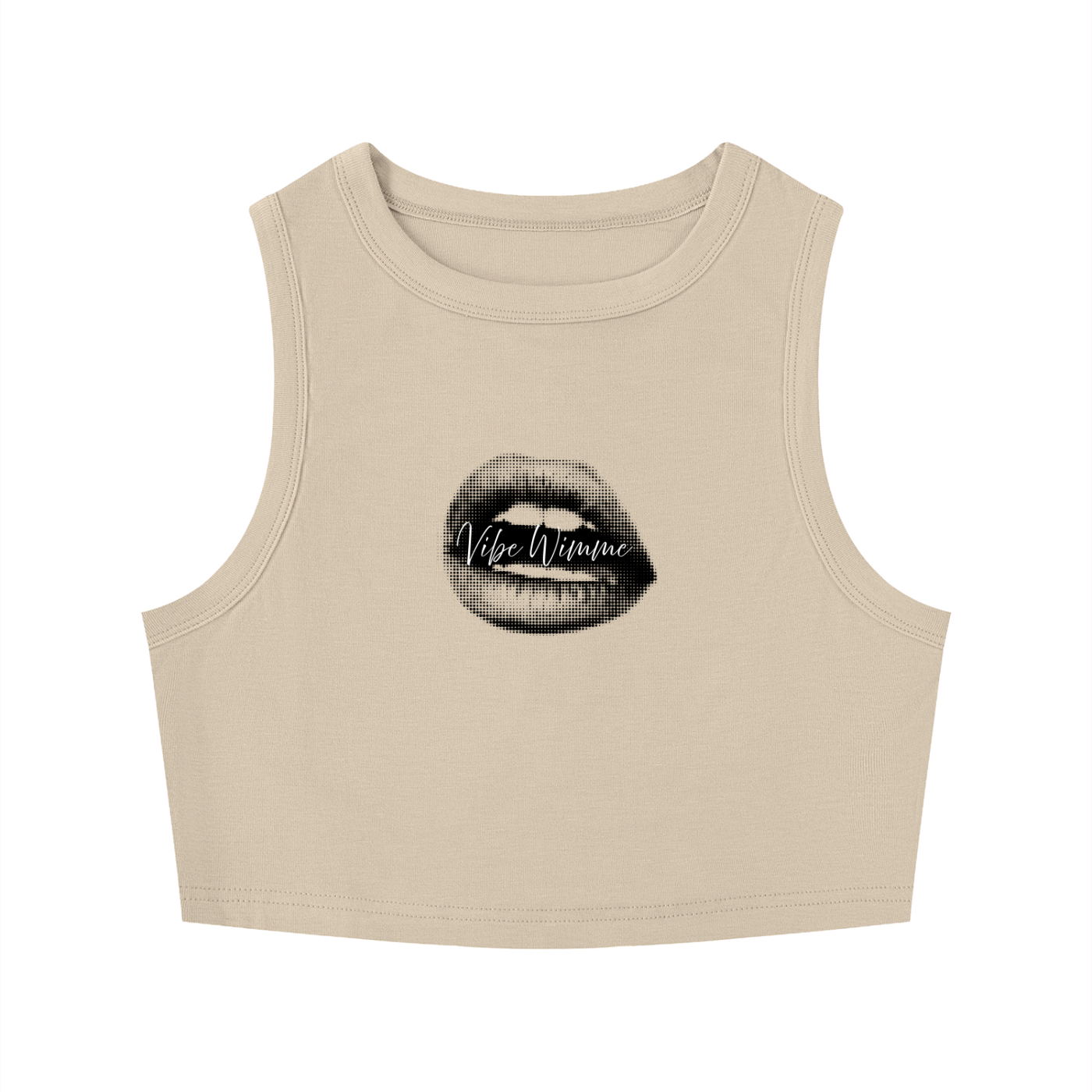 Women's Tight Crewneck Crop Tank Top