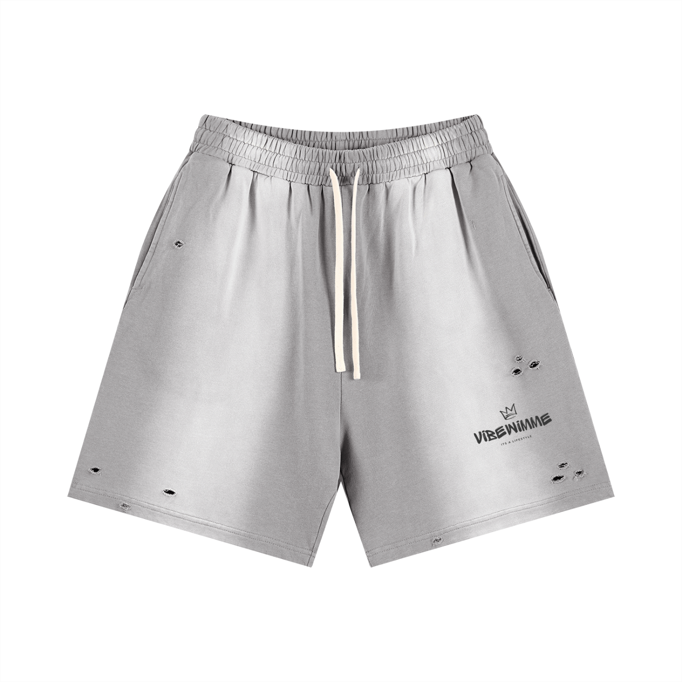 Sun Fade Distressed Shorts