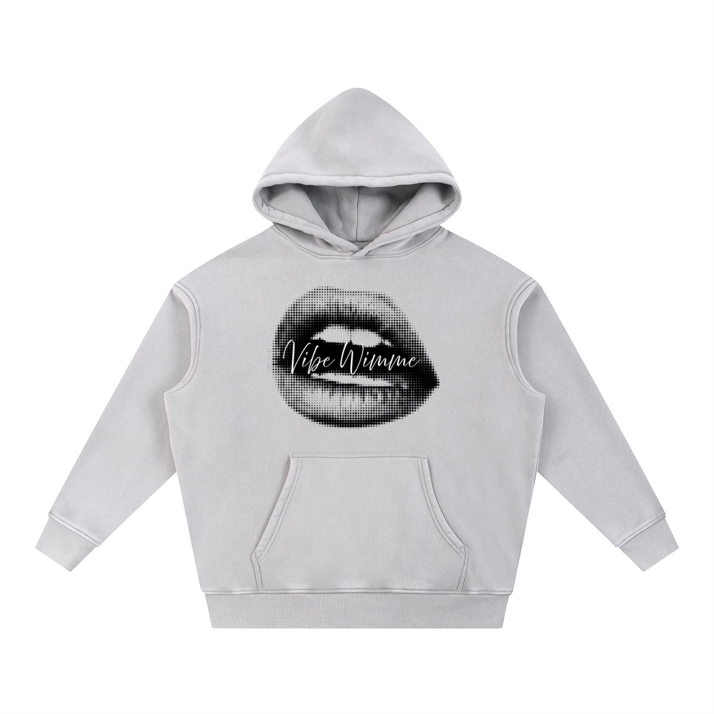 Snow Wash Fleece Oversize Hoodie