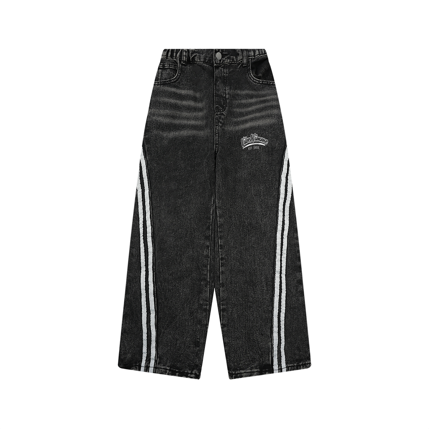 Kid’s Vintage Wash Side Stripe Jeans