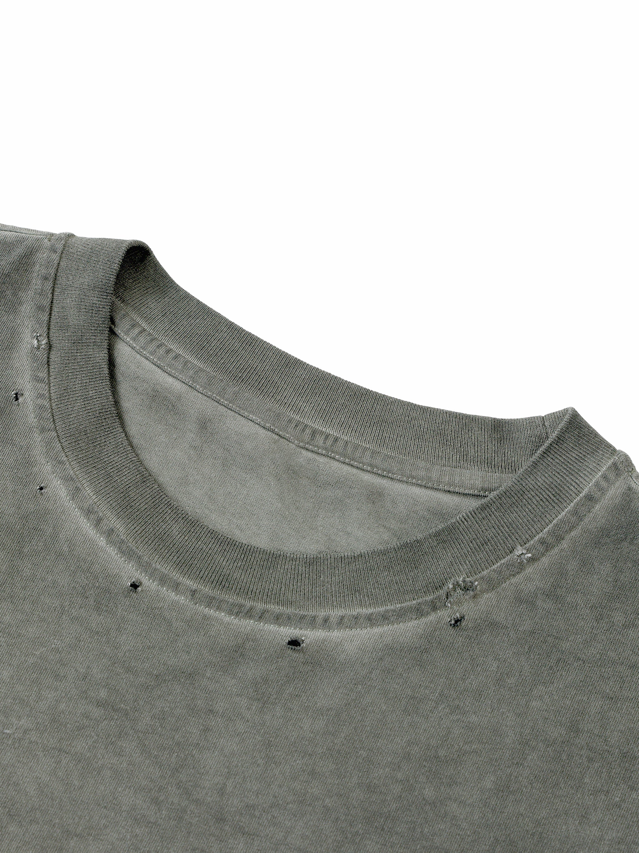 Distressed Grommet Eyelet Tank Top