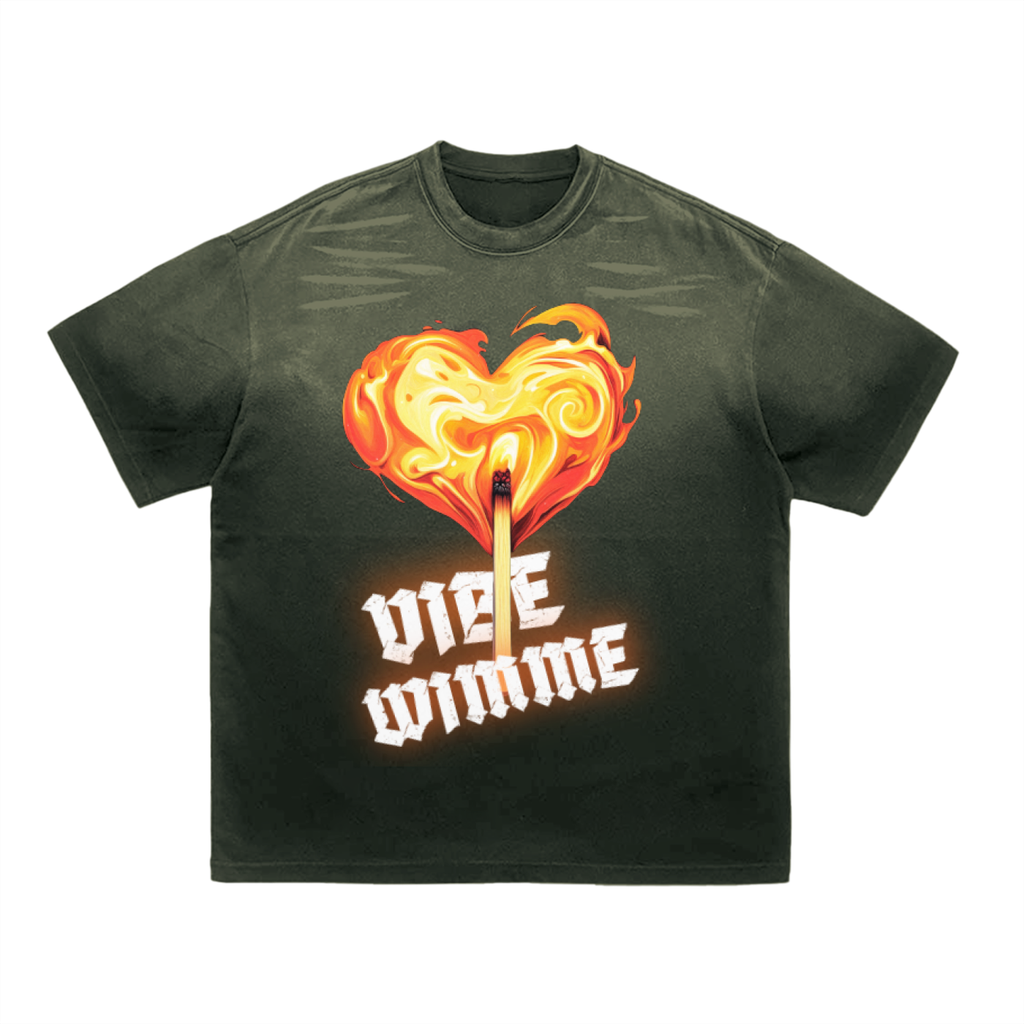Tiger Stripe Gradient Washed T-Shirt
