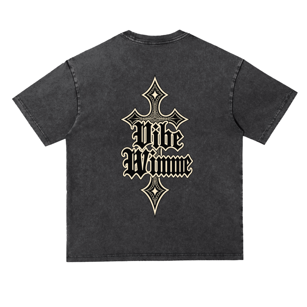 Vibe Wimme Snow Washed Heavyweight Oversize T-Shirt
