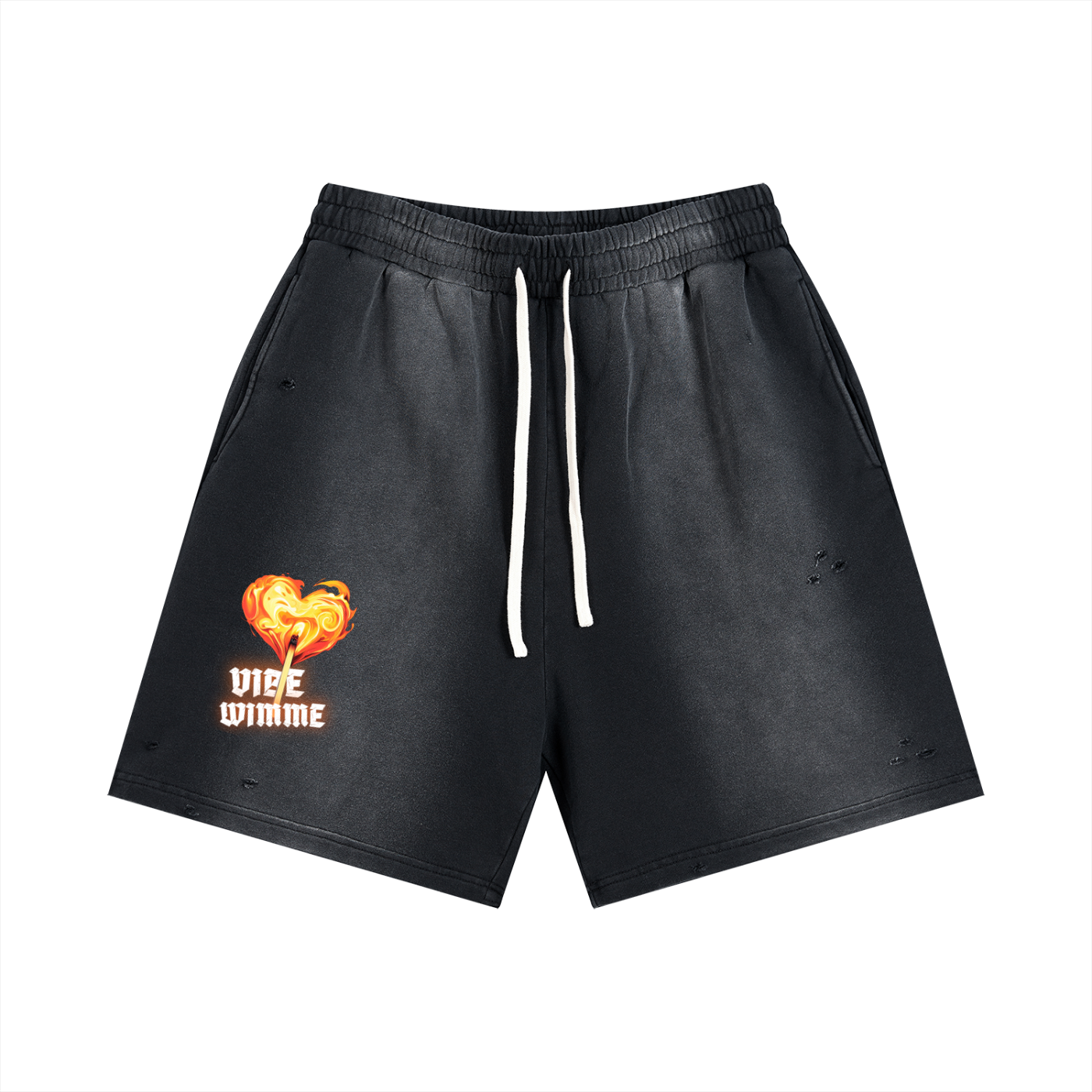 Sun Fade Distressed Shorts