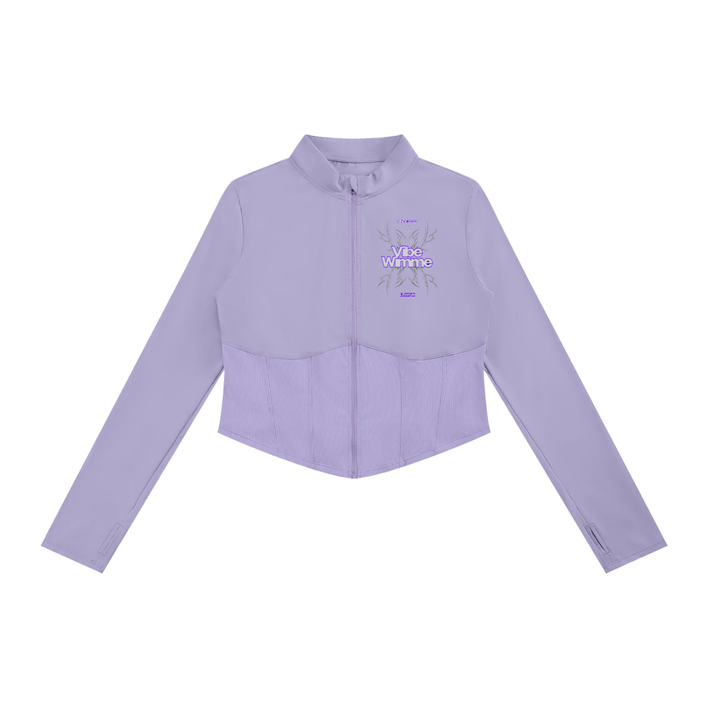 Women's Slim Fit Full-Zip Yoga Jacket