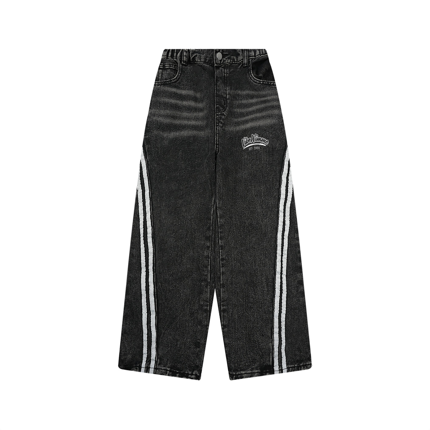 Kid’s Vintage Wash Side Stripe Jeans
