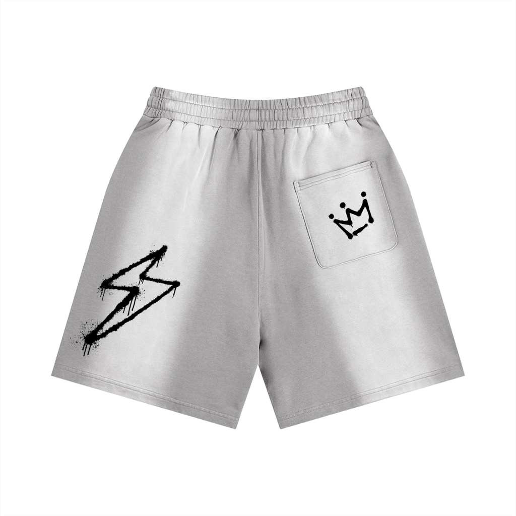 Sun Fade Distressed Shorts