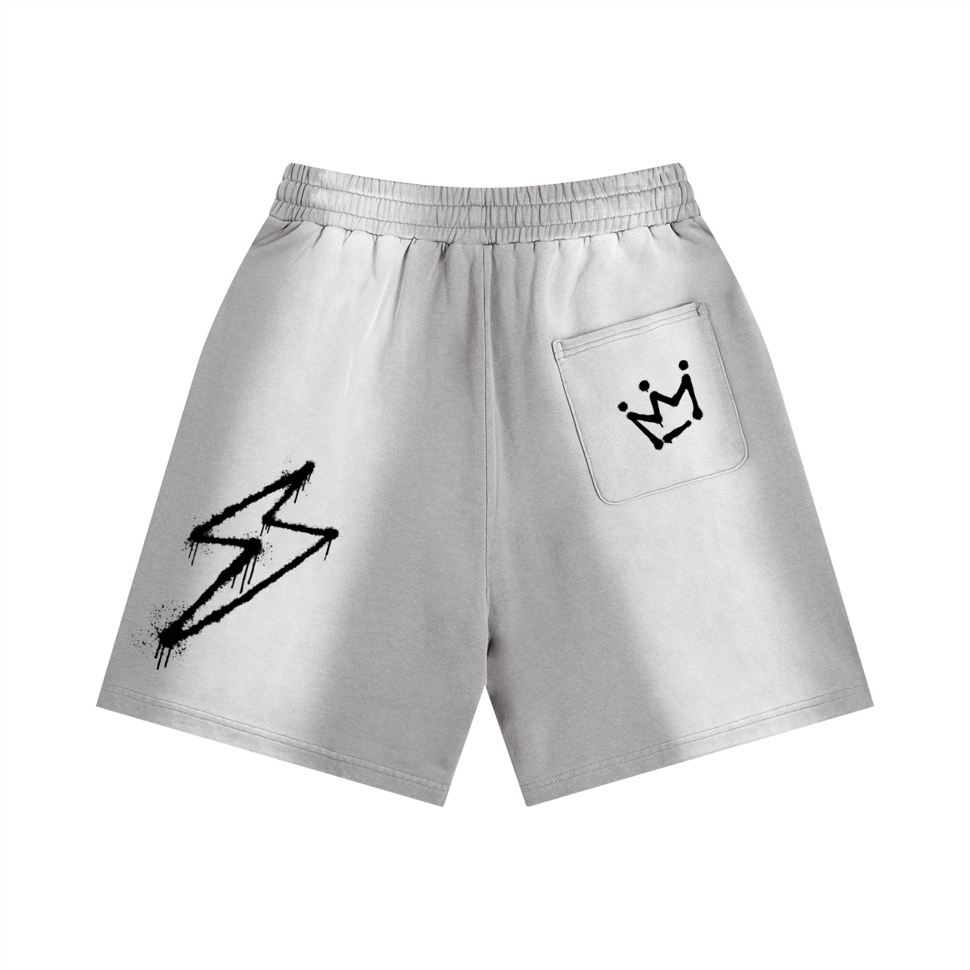 Sun Fade Distressed Shorts