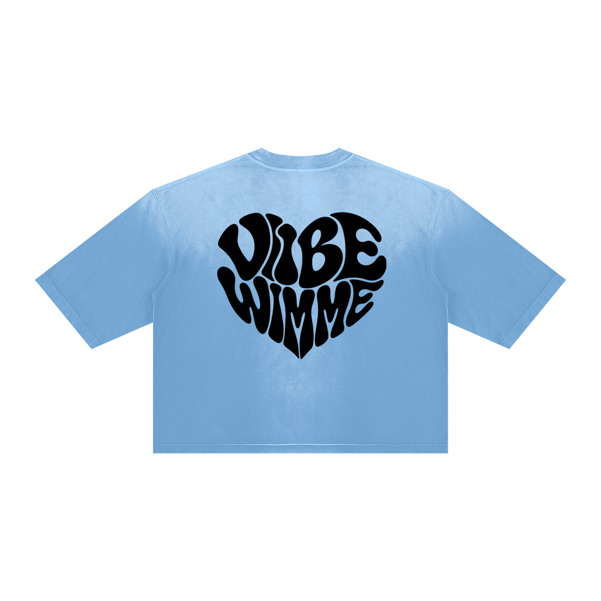 Contorted Vibe Wimme Heart Vintage Wash Sunfade Boxy T-Shirt
