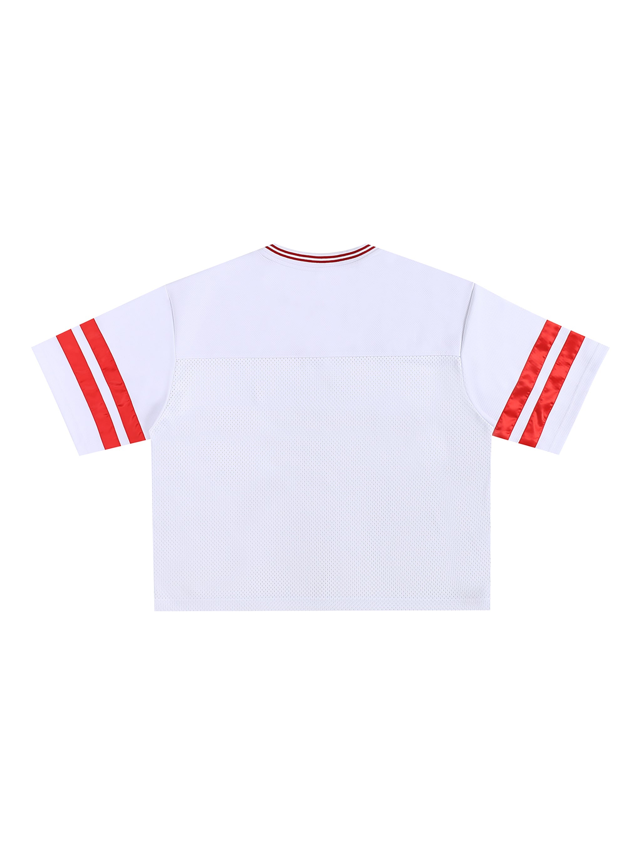 Taped Mesh Boxy T-Shirt