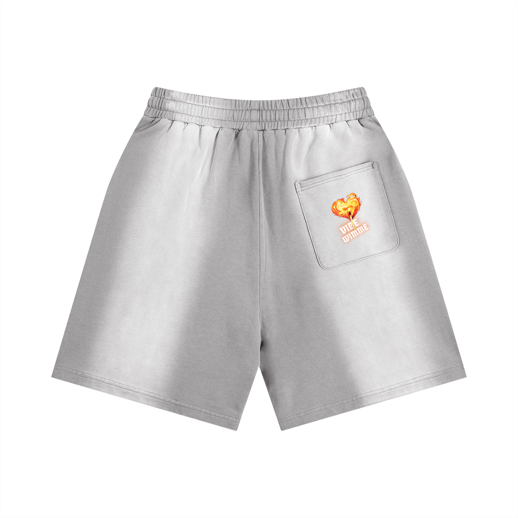 Sun Fade Distressed Shorts