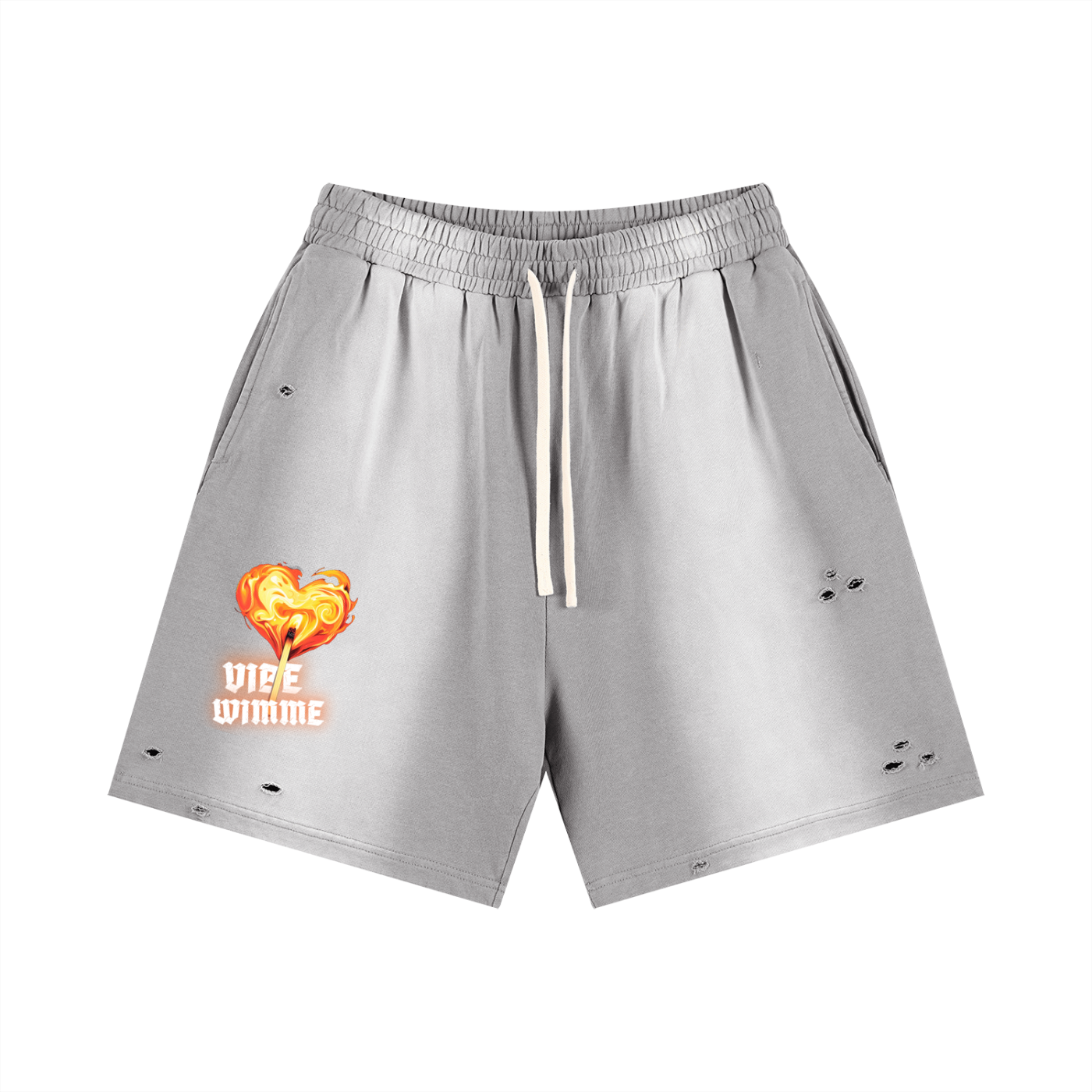 Sun Fade Distressed Shorts
