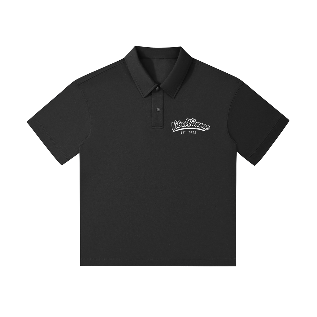 Drop Shoulder Short-Sleeve Polo