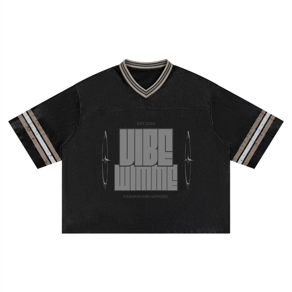 Unisex Boxy Striped Soccer Jersey