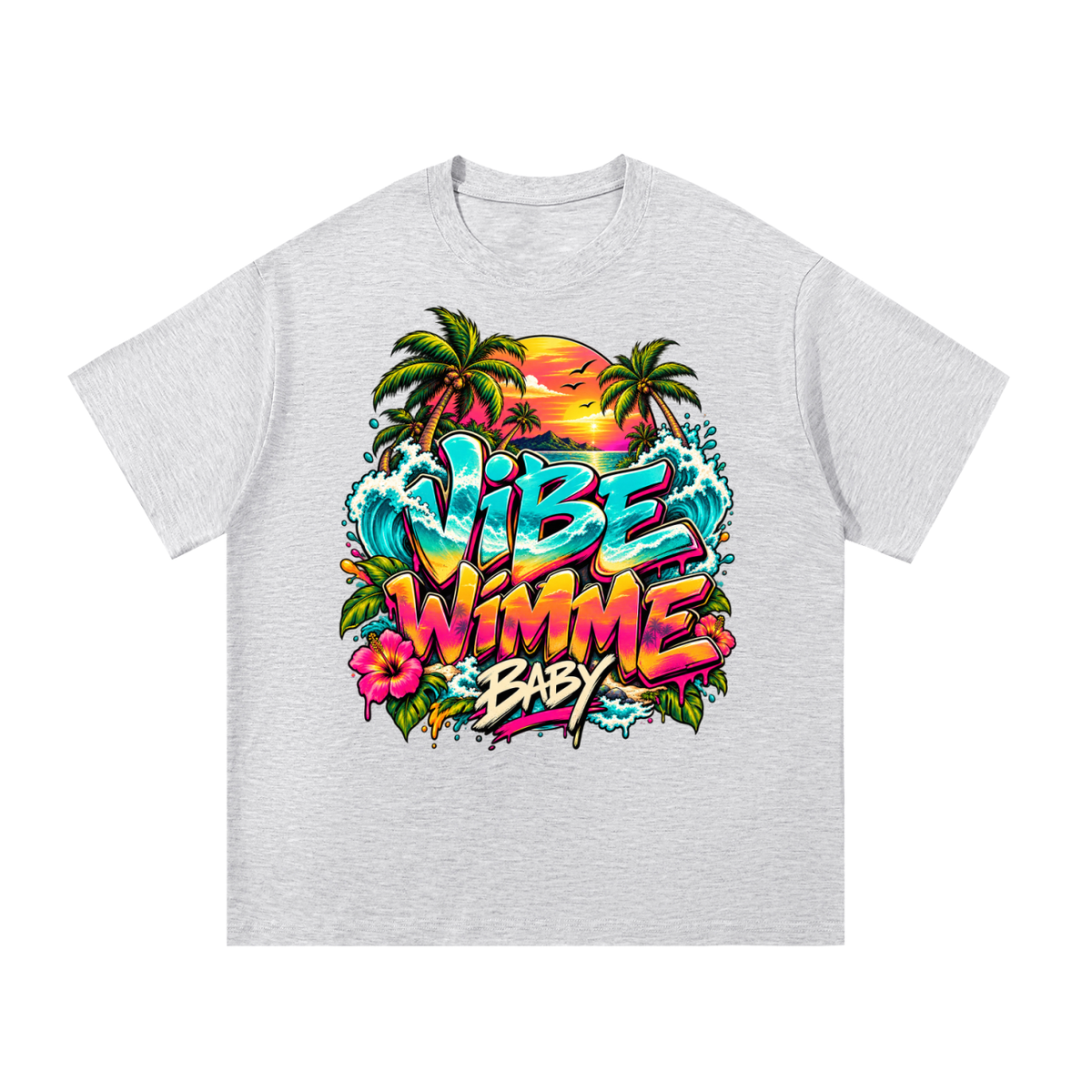 Vibe Wimme Baby Logo Loose-Fit Cotton Tee
