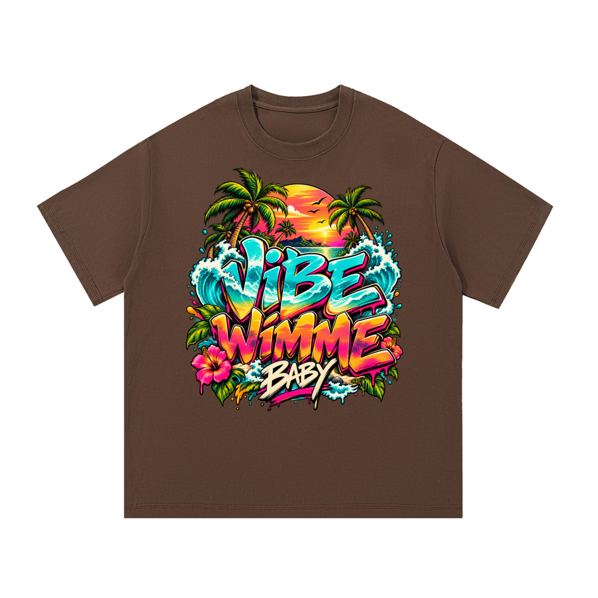 Vibe Wimme Baby Logo Loose-Fit Cotton Tee