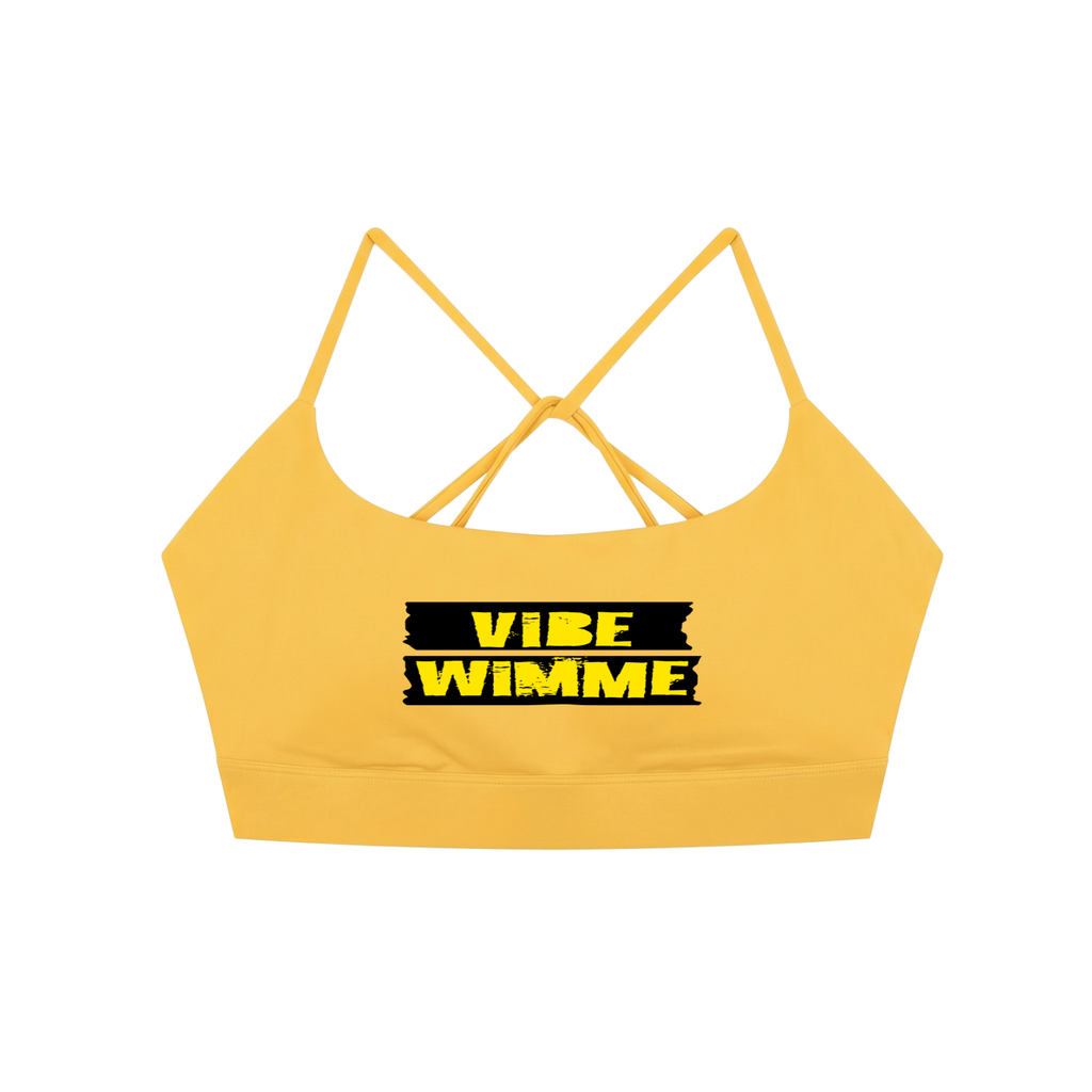 Strappy Criss Cross Yoga Sports Bra