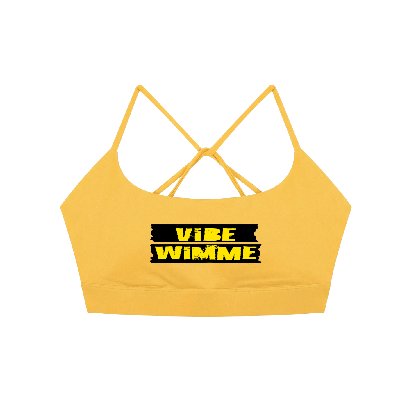 Strappy Criss Cross Yoga Sports Bra