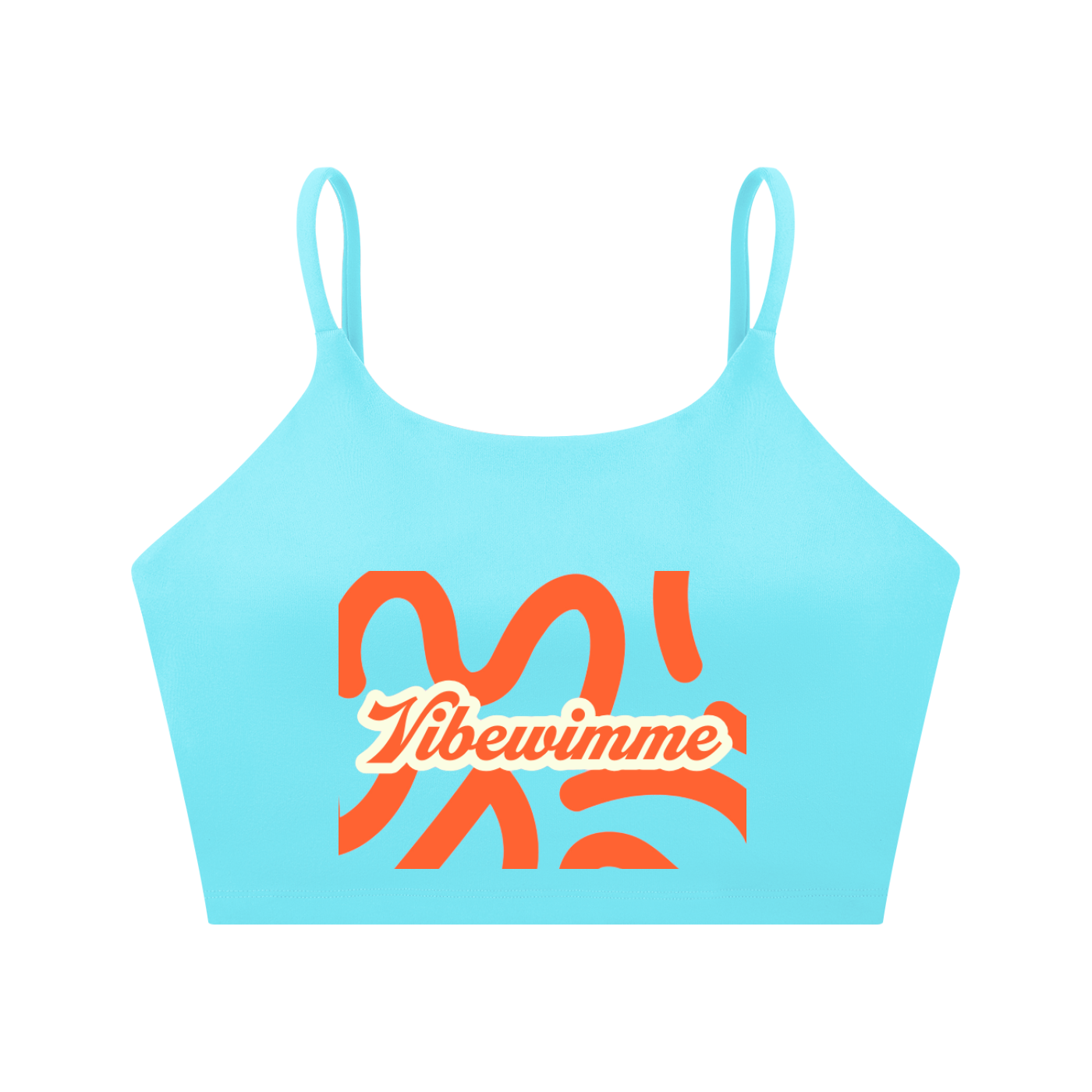Spaghetti Strap Yoga Sports Bra