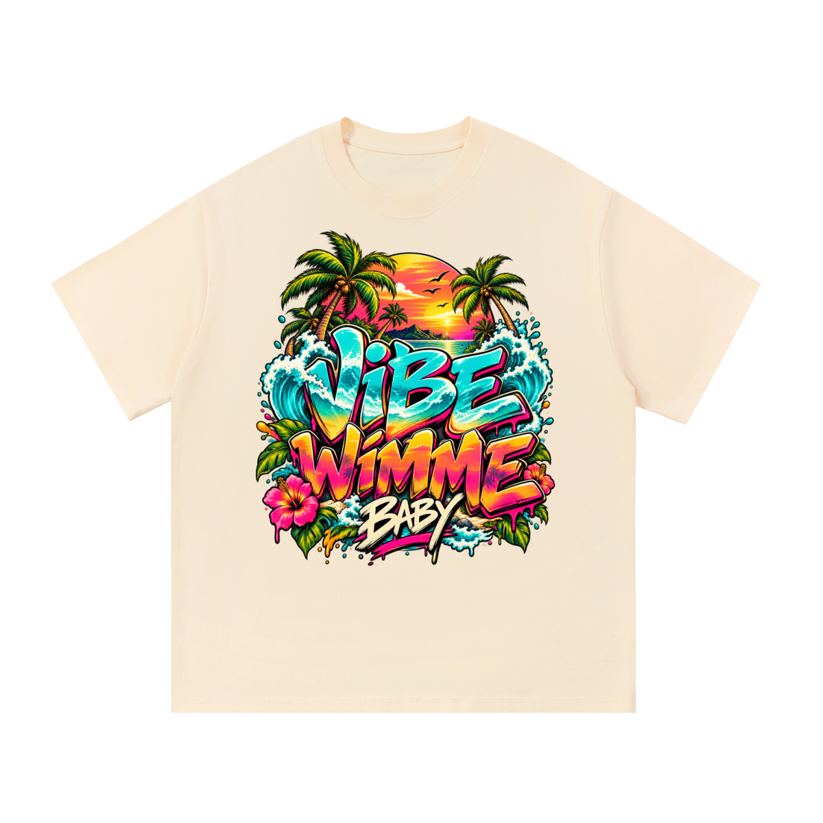 Vibe Wimme Baby Logo Loose-Fit Cotton Tee