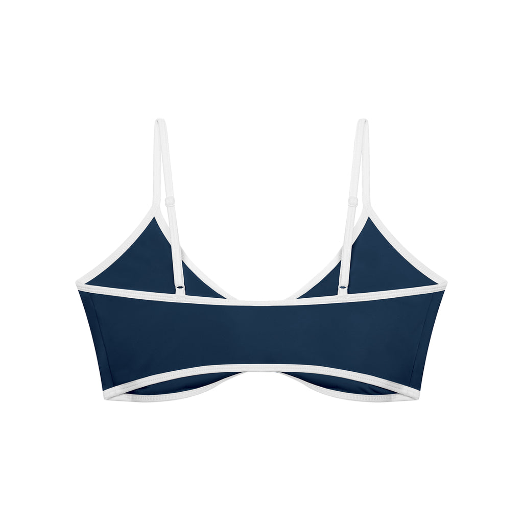 Women's Color Block Ruched V-Neck Sports Bra