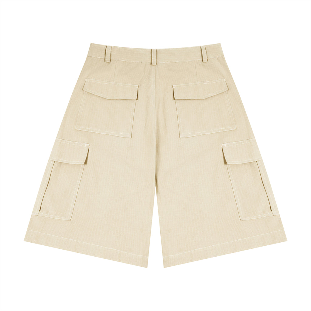 Unisex Woven Cargo Shorts