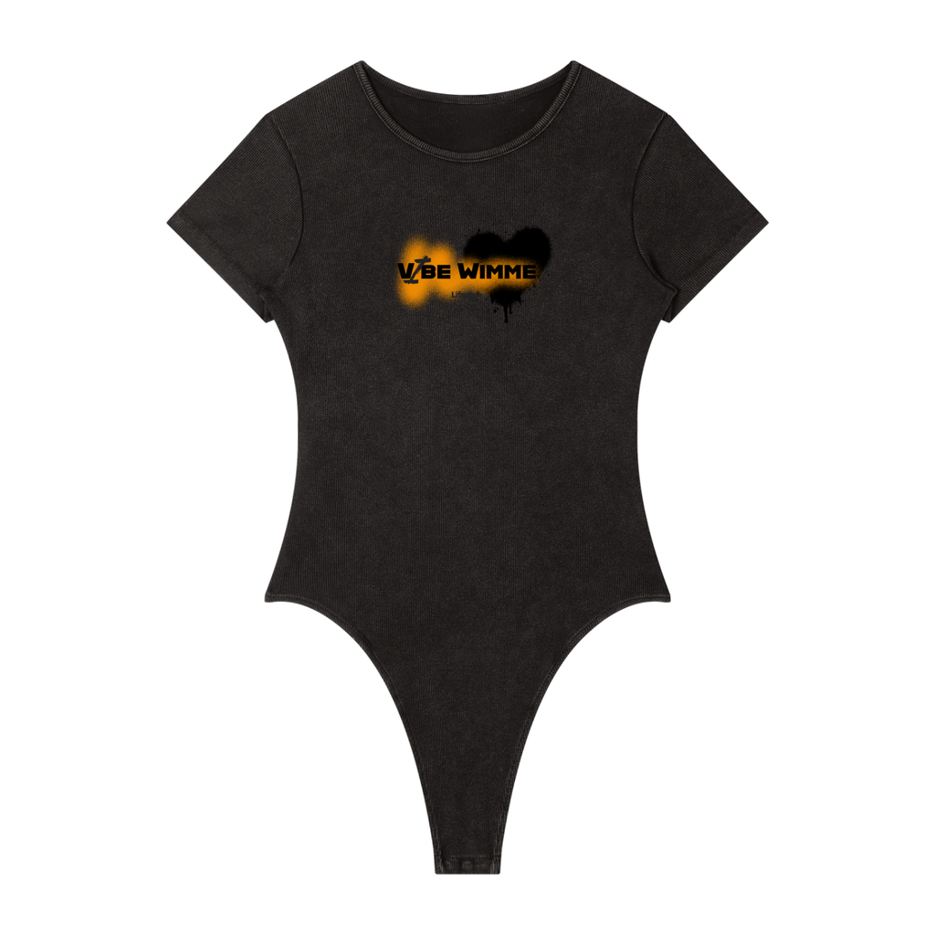 Women's Mineral Wash Crewneck Bodysuit