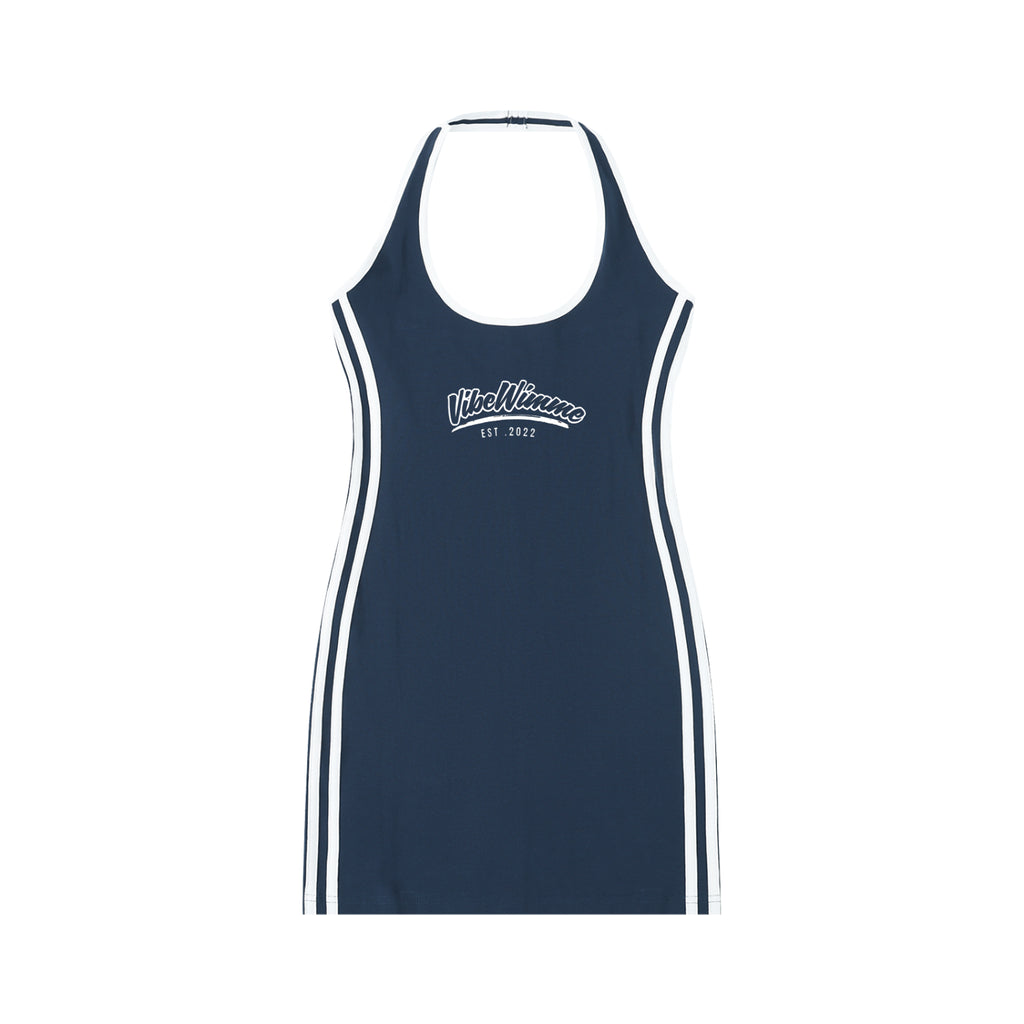 Women's Binding Tight Halter Dress